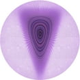 thumbnail image 1 of Ahgly Company Machine Washable Indoor Round Transitional Purple Area Rugs, 6' Round, 1 of 7