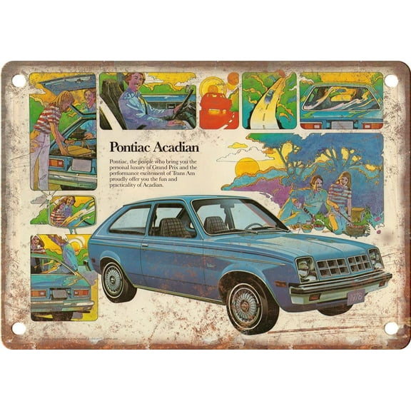 Vintage Automoble Advertisement - Retro Look Metal Sign - Jumbo 10" x 14" - AA55