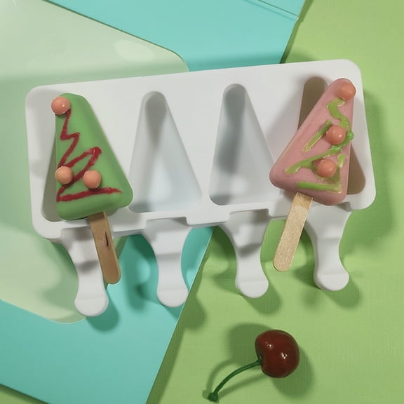 NANDIYNZHI Popsicle Molds with Sticks Reusable Silicone Ice Pop Molds with Drip Catcher for Homemade Flavored Ice Pops Frozen Yogurt Snack, Dishwasher Safe BPA Free