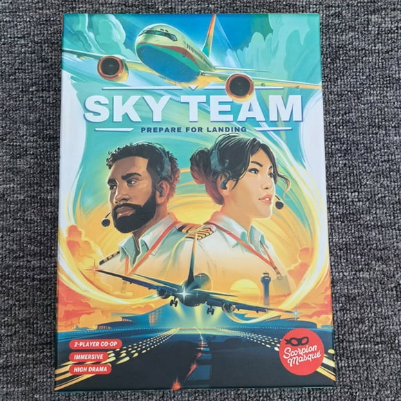 NAOJIE Sky Team Two-Player Board Game & Cooperative Communication Casual Party Game,Sky Team Board Game,2 Player Board Games,Unmatched Board Game