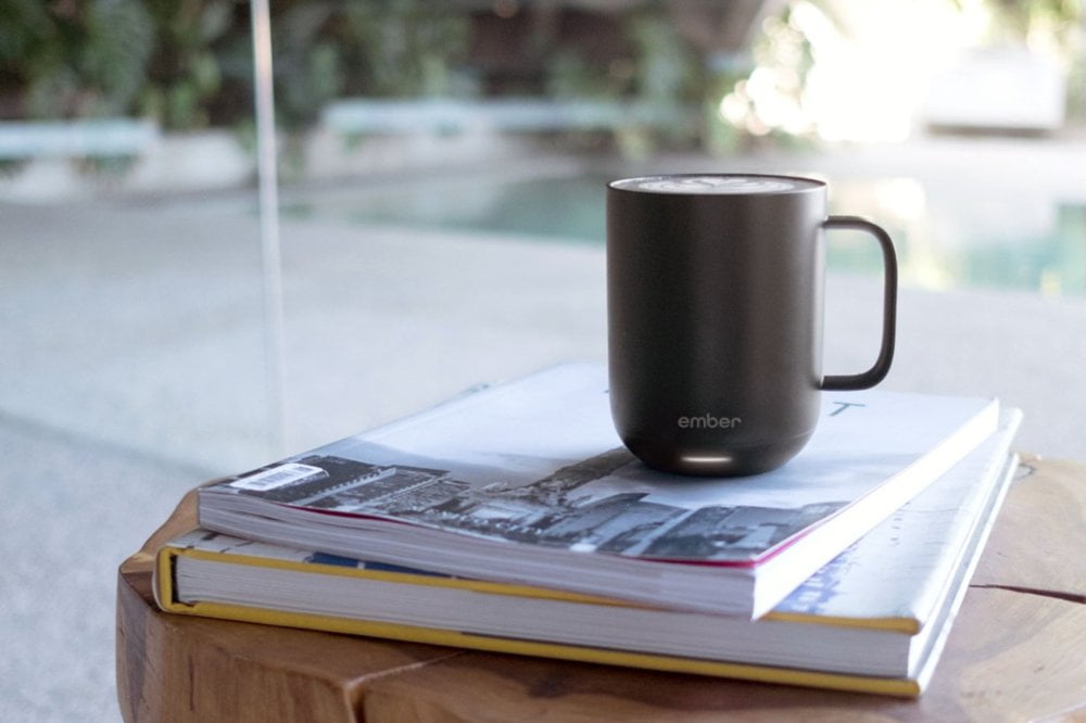 Ember - 10 oz. Temperature Controlled Ceramic Coffee Mug - Black