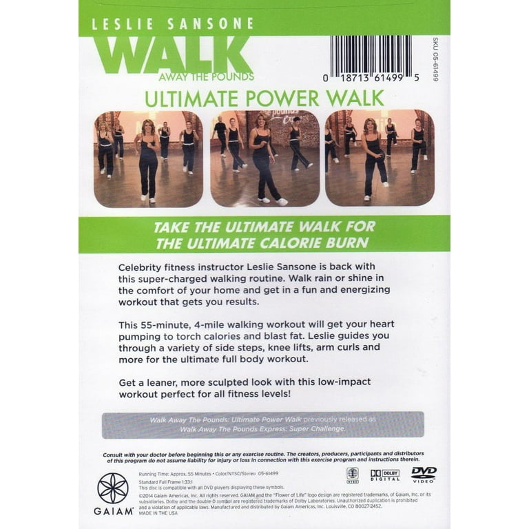 Leslie Sansone Walk Away the Pounds 4 Mile Burn Ultimate Power