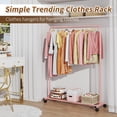 thumbnail image 4 of Perchero organizador rodante rosa Simple Trending, 4 of 7