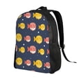 thumbnail image 2 of Fotbe Cute Puffer Fish Travel Laptop Backpack, Business Slim Sturdy Laptops Backpack, Water Resistant College School Computer Bag Gift for Men & Women Fits 15.6 Inch Notebook, 2 of 8
