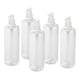 thumbnail image 5 of Plástico Champú Acondicionador Bomba Botella Dispensador Recargable 500ml 15x Transparente Claro, 5 of 8