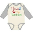 thumbnail image 3 of Inktastic I Love My Mommom Boys or Girls Long Sleeve Baby Bodysuit, 3 of 5