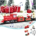 thumbnail image 1 of Decoraciones navideñas, adornos navideños, regalos navideños, trenes, juguetes, luces, música navideña, minitren, juguetes para niños, trenes de plástico., 1 of 6