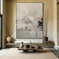 thumbnail image 3 of Handmade Gold Brown Color Oil Painting Wabi-Sabi Wall Art Abstract Textured Earth Tone Artwork Large Wall Decor For Living Room Unframed, 3 of 6