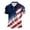 Polos 58#Blue, variant on WAYUTE Men Polo Shirts 4th of July 250th Anniversary USA Shirt Short Sleeve Patriotic Graphic Tee Classic Fit Button Tops Casual Outdoor