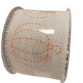 thumbnail image 2 of Wired Ribbon Celebrate It 2.5 in X 20 Feet Orange Pumpkins, 2 of 5