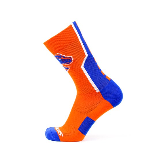 Boise State Broncos Orange Sport Sock - Donegal Bay - Unisex - One Size - Crew