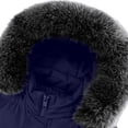 thumbnail image 5 of Mens Winter Coat Water Resistant Thicken Puffy Jacket Insulated Parka Snow Jacket with Fur Removable Hood, 5 of 6