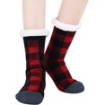 thumbnail image 3 of Winter Womens Warm Fluffy Slipper Socks, Soft Cozy Fuzzy Christmas Sock with Non-Slip Grippers for ladies Gifts, 3 of 7