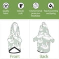 thumbnail image 6 of Honeii White Birds Print Small Dog Hoodies Pet Hooded Sweatshirts Fall Winter Puppy Cat Sweaters Warm Clothes for Small Dogs Outfits Costume-Small, 6 of 7