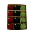 thumbnail image 2 of Velvet Balls Christmas Ornaments, 12-Piece Set, 2.35-Inch Velvet Baubles for Tree, Baby Shower First Christmas, Holiday Birthday Party Décor & Decorations, 2 of 6
