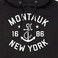 thumbnail image 3 of Instant Message - Montauk New York - Men's Pullover Hooded Fleece Sweatshirt, 3 of 6