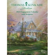 Thomas Kinkade Studios 12-Month 2023 Monthly/Weekly Engagement Calendar with Scr (Calendar)
