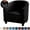 Black, variant on ATJIA Velvet Tub Chair Covers for Armchairs Club Chair Slipcover Wing Back Covers High Stretch Sofa Covers for Living Room
