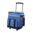 thumbnail image 4 of Bolsa térmica para mantener el frío con ruedas y cremallera, ideal para picnics, pesca y viajes. Azul, 4 of 8