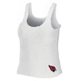 thumbnail image 2 of Women's WEAR by Erin Andrews Cream Arizona Cardinals Cozy Scoop Neck Tank Top & Pants Sleep Set, 2 of 5