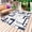 Blue, variant on Modern Geometric Red Outdoor Rug for Patio/Deck/Porch, Non-Slip Large Area Rug 5 x 8 Ft, Abstract Minimalist Artwork Lines Indoor Outdoor Rugs Washable Area Rugs, Reversible Camping Rug Carpet Runner