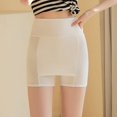 thumbnail image 1 of Pantalones anti-luz con área triangular de protección del compartimento abdominal de cintura alta para mujer, leggings de cadera sin costuras que no se enroscan en la parte inferior de verano, 1 of 6