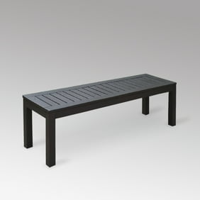 Outdoor Eucalyptus Wood 5 Foot Backless Bench Walmart Com