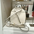 thumbnail image 3 of Michael Kors Womens Jaycee Medium Pebbled Leather Backpack (Light Cream) 35S2G8TB2L-ltcream, 3 of 6