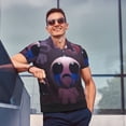thumbnail image 3 of Lsque The Binding of Isaac Pattern Golf Shirts for Men Dry Fit Print Moisture Wicking Performance Short Sleeve Polo Shirt-3X-Large, 3 of 7