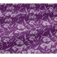 thumbnail image 4 of oneOone Cotton Jersey Purple Fabric Florals Sewing Craft Projects Fabric Prints By Yard 58 Inch Wide, 4 of 4