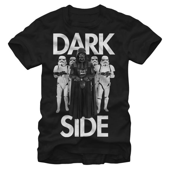 Men's Star Wars Darth Vader Dark Side Entourage Graphic Tee Black Medium