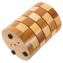 Masteelf 1Pcs Wooden Utensil Organizer Cutlery Storage for Householders Checkered Pattern 12.5*4*4in