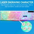 thumbnail image 3 of YOFOKO Gaming Keyboard and Mouse Wired 60 Percent Keyboard Portable Light Up Keyboard for Computer Laptop Typewriter Backlit Keyboard Gaming Accessories Cool Stuff Gifts for Teenage Boys Men Women, 3 of 6
