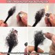 thumbnail image 3 of Extensiones de pelo humano Bangxunk, 60 mechones, 10 cm, 3 of 9