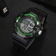 thumbnail image 2 of Reloj de goma electrónico para deportes al aire libre para hombres Reloj de pulsera impermeable para estudiantes (verde), 2 of 2