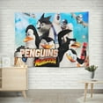 thumbnail image 3 of Tapestry for The Penguins of Madagascar wall hanging Bedroom Dorm Funny Poster Backgrounds Banner Party Wall Art Decorations Kids Girls Teens Gifts 40×60 inch, 3 of 7