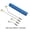 Blue5, variant on High Pressure Water Jet Nozzle 4PCS Stainless Steel Needle Set For Deep Reach Cleaning Universal Quick Connect Leak Proof Design