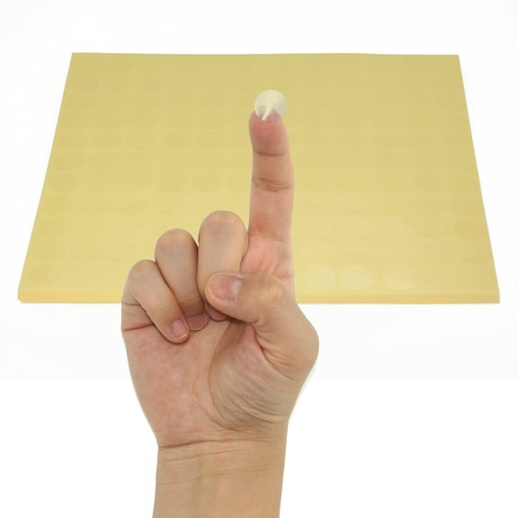 3960 Pcs 0.5 Inch Round Clear Stickers Small Transparent Circle Labels for Retail Package Mail Wafer Seal Labels Dot Self Adhesive Stickers Envelope Seals