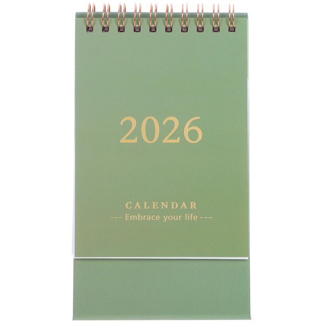 unbranded De Escritorio 2026 Oliva Con Para Planificación Diaria