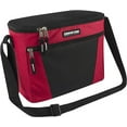 thumbnail image 3 of Fridge Pak, 12 Can Large Capacity Unisex Insulated Lunch Box Cooler Bag - Red/Black, 3 of 6