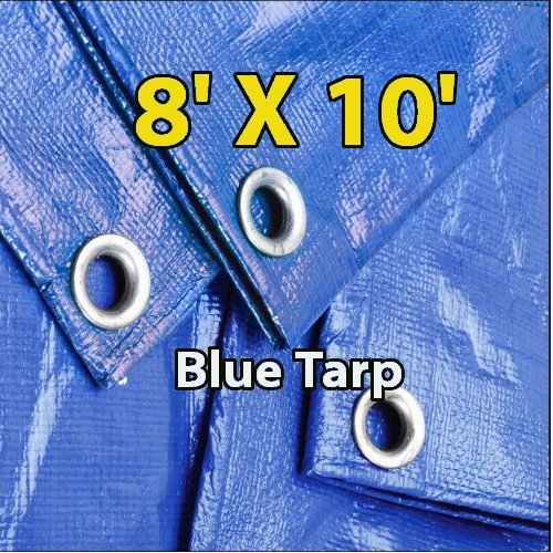 8m x 12m Heavy Duty Multipurpose Tarpaulin Waterproof Cover Tarp Ground Camping