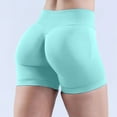 thumbnail image 6 of BLOCLOALO Yoga Shorts Stretch Shorts High Waist Biker Shorts for Women No Front Seamless Soft Hidden Butt Shorts Workout Gym Shorts Running Shorts Butt Lifting Shorts Active Shorts Mint Green M, 6 of 6