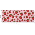 thumbnail image 7 of Red Strawberry Plants Fruit Dot Pink Pattern Kitchen Rug Mat,Kitchen Runner Rugs Non Skid Washable,Decorative Kitchen Floor Mats for Kitchen,Sink,Laundry,17"x47.2", 7 of 7