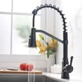 thumbnail image 7 of Pull-Down Sprayer Kitchen Faucet Dark Black Brozen, 7 of 7