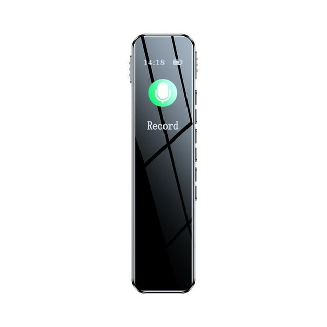 Enregistreur Vocal Numérique avec Lecture Portable Type-C Enregistrement HD Lecteur MP3 Numérique