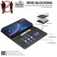 thumbnail image 2 of BINFEN COLOR BF32 For Samsung Galaxy A56 Leather Case Wallet RFID Blocking Phone Cover - Black, 2 of 5