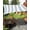 Sky Blue, variant on Outdoor Sun Shade Sail 6.5'x10', Yellow Grey Striped Patio Beach Shade Canopy Cloth Waterproof, Geometric Vertical Stripes White TearResistant & UV Protection Sun Sail for Backyard Garden Deck
