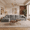 Gray, variant on CKEASEA 135" Oversized Corduroy U Shaped Modular Sectional Sofa for Living Room, Boneless Couch with Left Facing Chaise & Ottoman, No Assembly Required, Convertible Sleeper Couch Compressed Foam Sofa