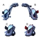 thumbnail image 3 of Soporte para teléfono de coche Speravity Universal antideslizante de silicona 360 grados Tipo 1 Rojo, 3 of 6