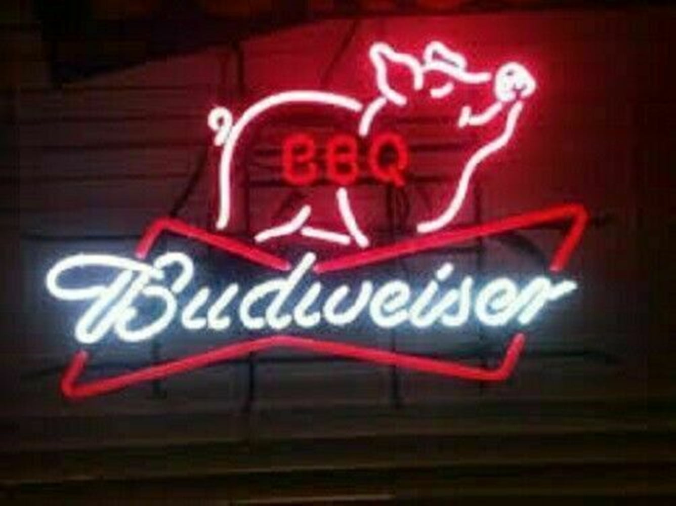 BBQ Sign Barbeque LED Sign BBQ Window Sign Hanging BBQ Signboard Light Box 